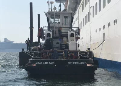 Grady Marine Tug Along side of Ship